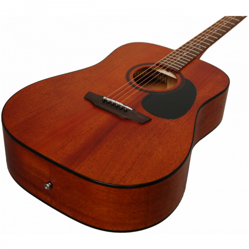 JET JD-355 OP акустическая гитара, дредноут, полностью красное дерево, цвет натуральный, open pore фото 6