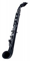 NUVO jSax (Black/Black) саксофон, строй С (до) (диапазон - полторы октавы), материал - АБС-пластик цвет - чёрный, в комплекте - кейс, таблица аппликат