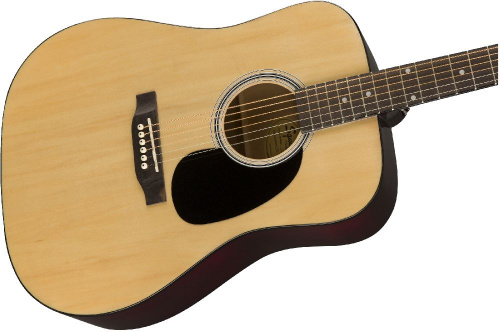 FENDER SQUIER SA-150 DREADNOUGHT, NAT акустическая гитара, дредноут, цвет натуральный фото 3