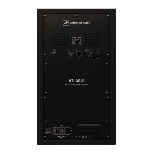 Antelope Audio Atlas i8 Акустическая система активная 3-х полосная, размеры драйверов: НЧ 2x8" изобарический, СЧ 5.5", ВЧ 1.5" коаксиальный, 200 Вт НЧ фото 2
