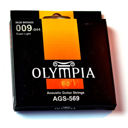 Olympia AGS569 струны для ак. гитары Bronze (9-12-22-28-35-44)
