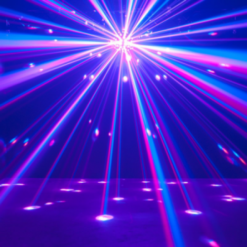 American DJ Starburst светодиодный сферический спецэффект, который вращается в такт вашей музыке, создавая с фото 6
