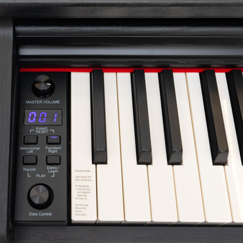 ROCKDALE Etude 128 Graded Black цифровое пианино, 88 клавиш, цвет черный фото 9