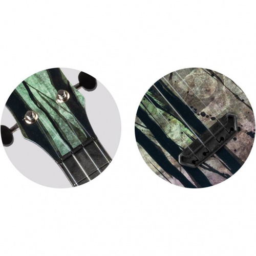 FLIGHT ULTRA S-40 Deep Forest укулеле сопрано,серия Ultra,поликарбонат армированный.Рисунок.Рюкзак фото 7