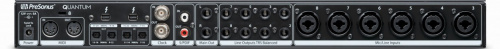 PreSonus Quantum аудио интерфейс Thunderbolt, 26вх/32вых (8вх/14вых на 192кГц), 8мик.вх./10 лин.вых. 2ADAT I/O, S/PDIF I/O, мониторинг, Talkback mic