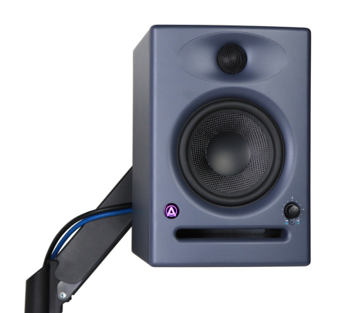 AuraSonics SOURCE 5 активный студийный монитор (bi-amp) 5,25" стекловолокно +1" шёлк, регулятор громкости, 45+35Вт, 55-22000Гц 102дБ(пик), крепление н фото 4