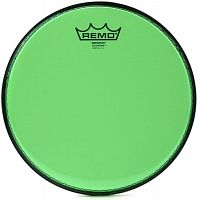REMO BE-0310-CT-GN Emperor Colortone Green Drumhead 10 цветной двухслойный прозрачный пластик з