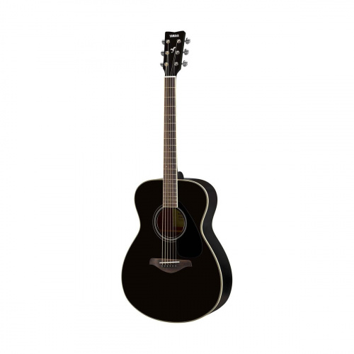 Yamaha FS820 BL акустическая гитара, корпус компакт, верхняя дека массив ели, цвет черный