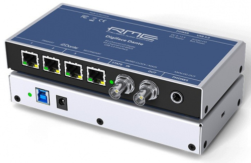 RME Digiface Dante интерфейс USB мобильный (128 каналов Dante, 128 каналов MADI, мониторный выход) 192кГц