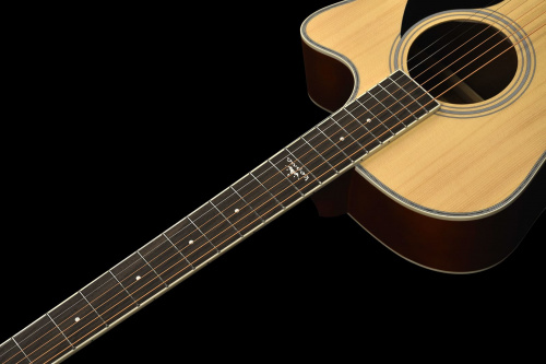 KEPMA A1CE Natural Matt электроакустическая гитара, цвет натуральный, в комплекте 3м кабель фото 6