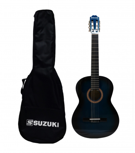 Suzuki SCG-2S+4/4BSB кл.гитара размер 4/4, нейлоновые струны, чехол в комплекте/анкер/сн.санберст