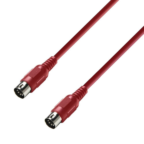 ADAM HALL K3 MIDI 0075 RED MIDI-кабель, 0,75м, красный