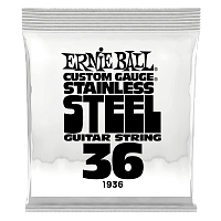 Ernie Ball 1936 струна одиночная для электрогитары Серия Stainless Steel Калибр: 36 Сердцевина: