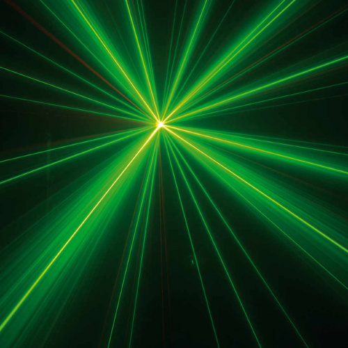 American DJ Micro Star зелено-красный лазер мощностью 30мВт+красный лазер мощностью 80мВт, свыше 200 фото 9