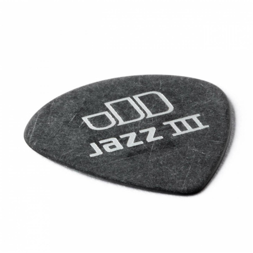 Dunlop Tortex Pitch Black Jazz III 482P060 12Pack медиаторы, толщина 0.6 мм, 12 шт. фото 2