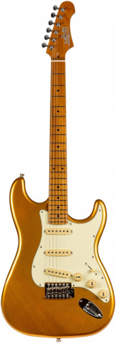 JET JS-300 GD электрогитара, Stratocaster, корпус липа, 22 лада, SSS, tremolo, цвет GD