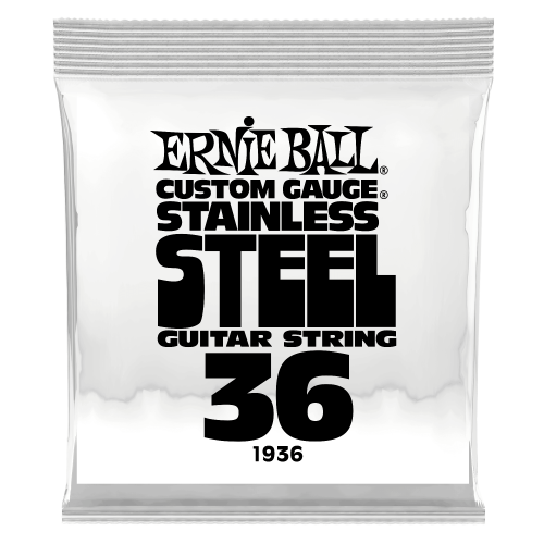 Ernie Ball 1936 струна одиночная для электрогитары Серия Stainless Steel Калибр: 36 Сердцевина: