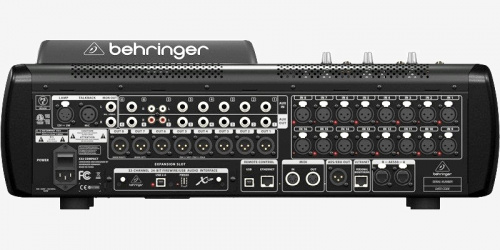 Behringer X32 Compact цифровая микшерная консоль 16 программируемых MIDAS предусилителей, 17 моторизированных фейдера, ЖК экран каналов, USB аудио инт фото 3