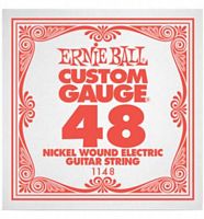 Ernie Ball 1148 струна для электро и акустических гитар. Сталь, калибр .048