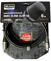 Xline Cables RMIC XLRM-XLRF 06 Кабель микрофонный XLR 3 pin male XLR 3 pin female длина 6м