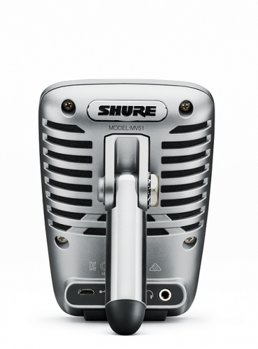 SHURE MOTIV MV51-DIG цифровой конденсаторный микрофон для записи на компьютер и мобильные устройства фото 2