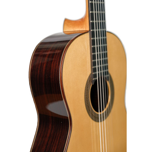 Manuel Adalid Hauser мастеровая классическая гитара 4 4 с кейсом, массив ели, цвет натуральный фото 3