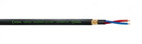 Cordial CRM 5 FM-BLACK микрофонный кабель XLR female/XLR male, разъемы Neutrik, 5,0 м, черный фото 2