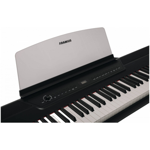 ARAMIUS API-130 MBK пианино цифр. компактное, молоточковая мех., корпус пластик, цвет черный фото 5