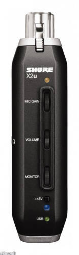 SHURE X2U XLR-to-USB адаптер для подключения микрофонов к ПК
