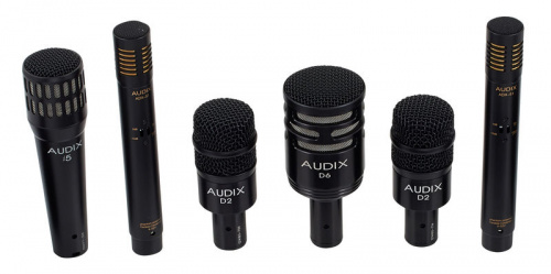 Audix DP7 Комплект из 7 микрофонов для ударных: i5, D6, D4, 2 x D2S, 2 x ADX51, кейс фото 2