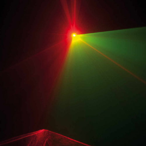 American DJ Micro Hypnotic зеленый лазер мощностью 30мВт+красный лазер мощностью 80мВт, проецирует п фото 3