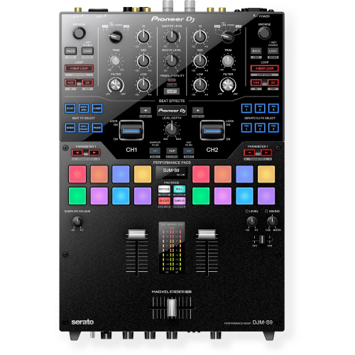 Pioneer DJM-S9 2-х канальный скретч микшер для Serato DJ, Magvel Pro fader, 16 pads, Beat FX, DVS фото 2