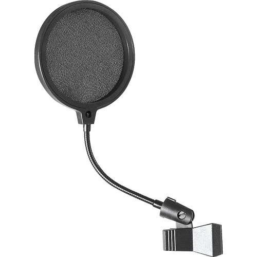 Invotone MPF200 Съемный поп фильтр в блистере с креплением на микрофонную стойку фото 4