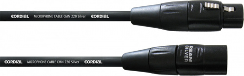 Cordial CIM 7,5 FM микрофонный кабель XLR F/XLR M, 7,5 м, черный