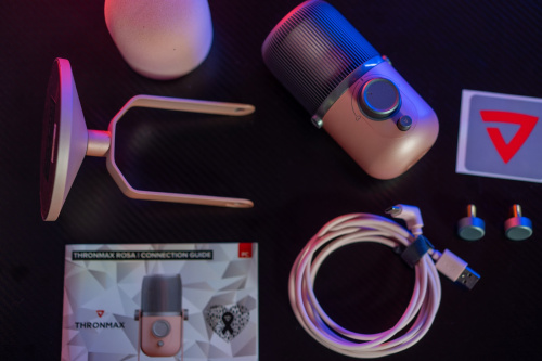 Thronmax MDRILL ZeroPlus ROSA USB-микрофон, 96kHz 24bit, переключаемая направленность, розовый фото 2