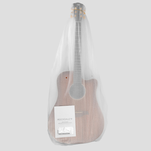 ROCKDALE Aurora D7 C Koa ASB Акустическая гитара. Форма корпуса Dreadnought с вырезом. Цвет санберст. Глянцевое покрытие. Верхняя дека из ели с ламина фото 9
