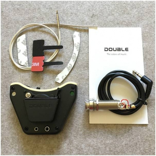 X2 DOUBLE B2G пьезозвукосниматель для акустической гитары с микрофоном, громкость, микрофон, регул фото 4