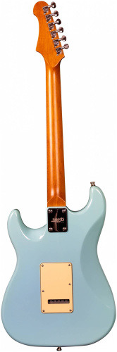 JET JS-300 BL R электрогитара, Stratocaster, корпус липа, 22 лада,SSS, tremolo, цвет Sonic blue фото 2