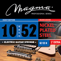 Magma Strings GE155N Струны для электрогитары Серия: Nickel Plated Steel Калибр: 10-13-17-30-42-