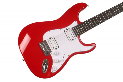 Bosstone SG-04HH RD+Bag Гитара электрическая, 6 струн цвет красный фото 3
