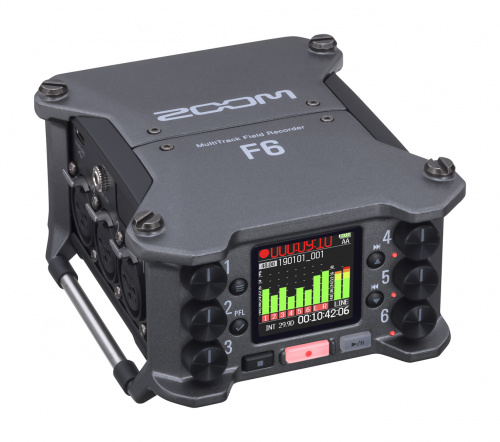 Zoom F6 6-канальный/14-трековый полевой аудиорекордер/микшер фото 2