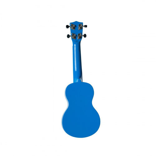 WIKI UK/RACING BLUE гитара укулеле сопрано, липа, расцв. спортивного авто, чехол в компл. фото 2