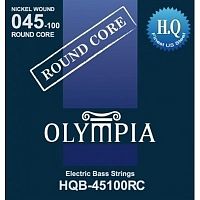 Olympia HQB45100RC Струны для бас-гитары средне-лёгкого натяжения обмотка из никеля круглый корд (