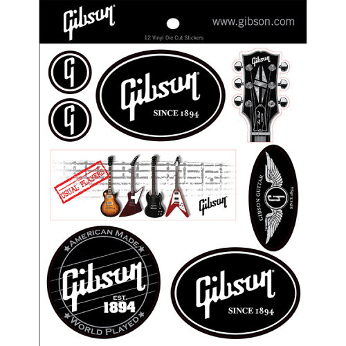 Gibson Logo Stickers наклейки фото 4