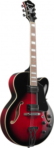 IBANEZ AF75-TRS полуакустическая гитара, цвет красный фото 2
