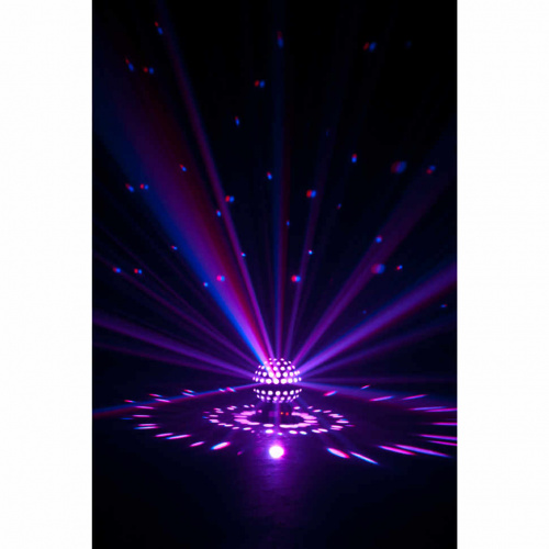 American DJ Spherion TRI LED светодиодный эффект зеркального шара, 5 светодиодов TRI COLOR мощностью фото 5