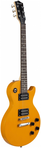 TERRIS TLP-039 YW электрогитара Les Paul, HH, 2V2T, цвет оранжевый фото 5