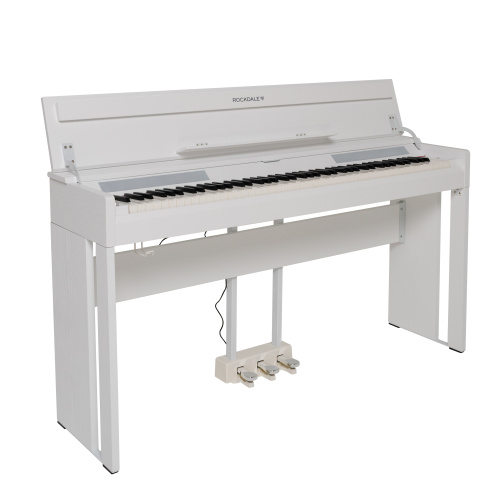 ROCKDALE Virtuoso White, цифровое пианино, 88 клавиш, цвет белый фото 2