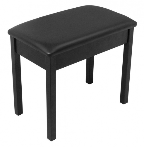 OnStage KB8802B скамейка, одноуровневая, деревянная,чёрная, класс делюкс