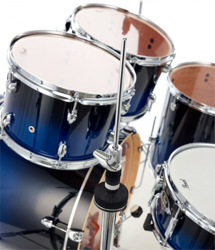 Pearl EXL725/C257 ударная установка из 5-ти барабанов, цвет Sea Blue Fade, стойки в комплекте фото 3